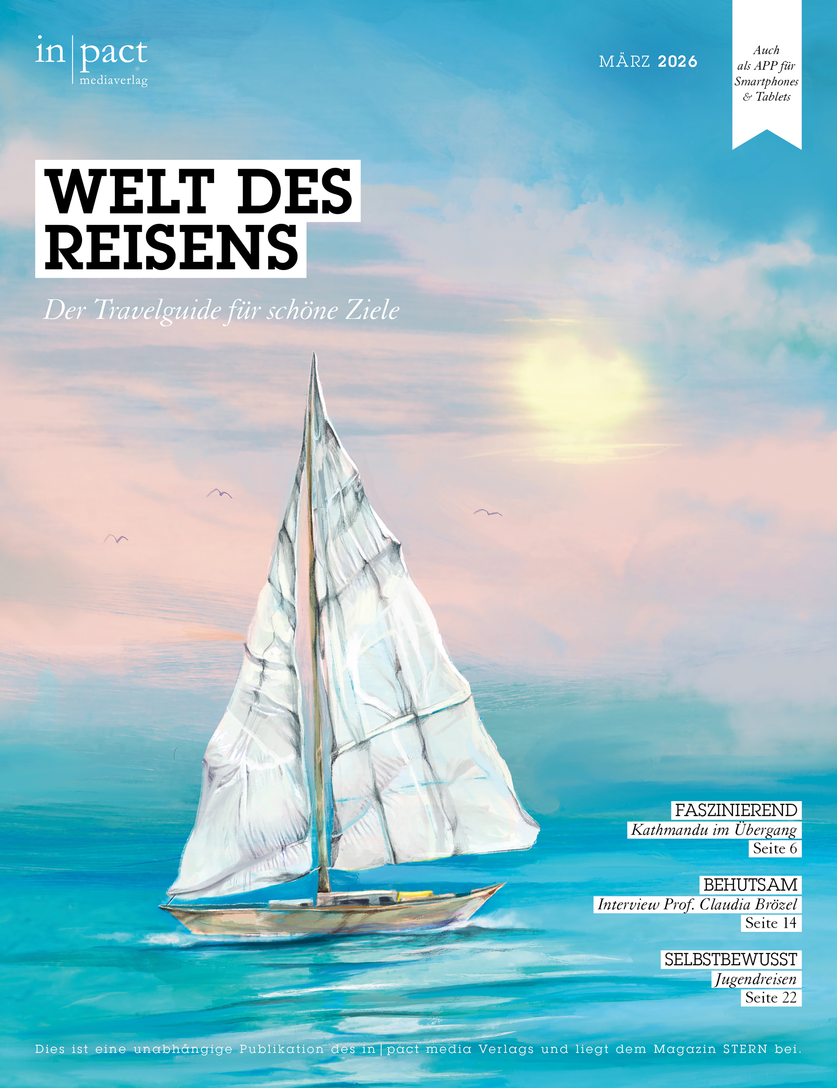 "Welt des Reisens – Der Travelguide für schöne Ziele" (März/26)