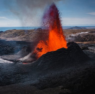 Vulkanische Aktivität – in Island alltäglich, Foto: Hermann Helguson