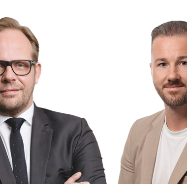 Matthias Schulte-Huxel Board-Member von E-Parktower (links) und Manuel Huch CEO von E-Parktower (rechts)