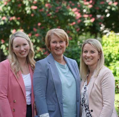 Von links nach rechts: Nicole Seibert, Claudia Vaahsen-Stein, Anne Brückmann, Teamleiterinnen bei der Agentur für Arbeit