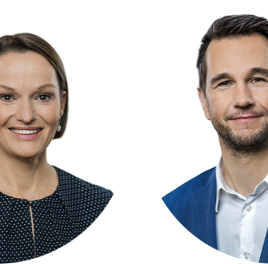 Dr. Dorothee Brakmann (Commercial Lead Onkologie und Hämatologie) und Christian Hilmer (Leiter Marktzugang und  Erstattung), Mitglieder der Geschäftsleitung von Janssen Deutschland