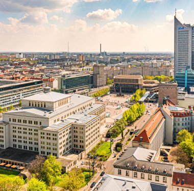 Blick über den Leipziger Augustplatz. © Philipp Kirschner