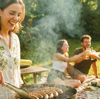 Grillen mit Genuss und gutem Gewissen: Pflanzliche Würstchen machen’s möglich.