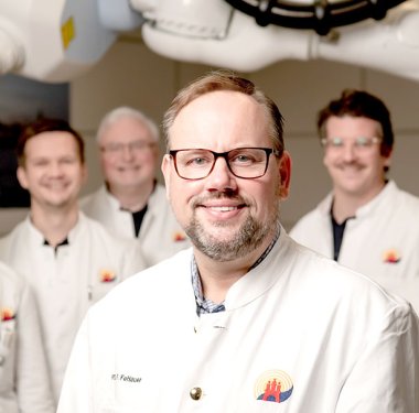 PD Dr. Fabian Fehlauer, Dr. Sebastian Exner, Dr. Felix Behrens und ihr Team stehen für Strahlentherapie auf dem höchsten Niveau