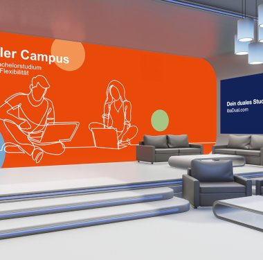 Der neue virtuelle Campus der iba bietet Studierenden und Unternehmen maximale Flexibilität.