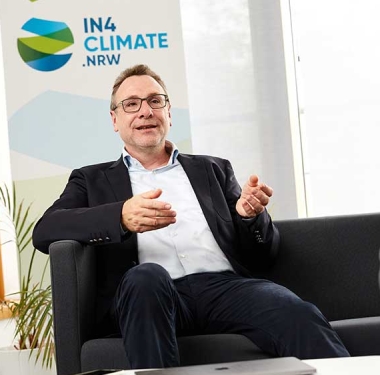 Samir Khayat, Geschäftsführer der Initiative IN4climate.NRW