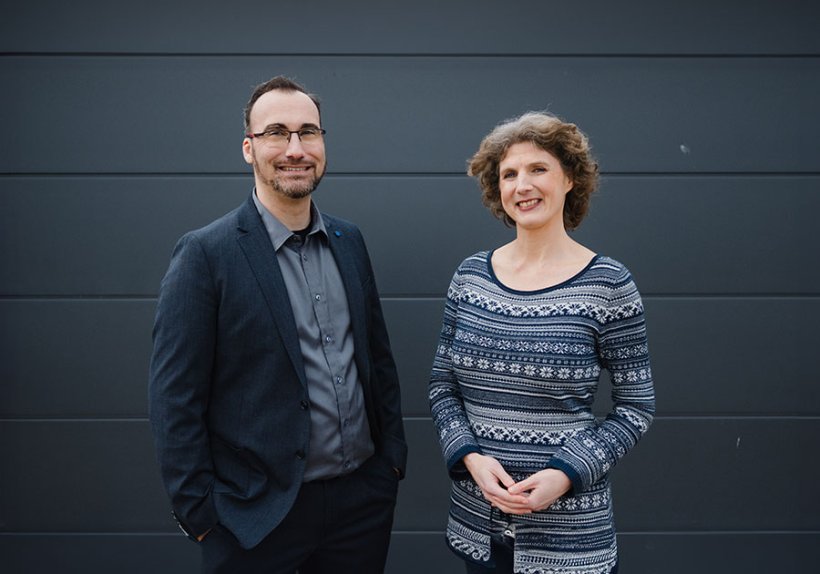 Das Gründungsteam der aomh GmbH Oliver Piller und Andrea Kühn