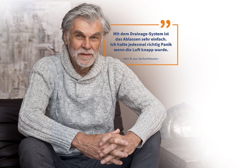 Ewimed – Beitrag zur Lebensqualität: Drainageversorgung zuhause