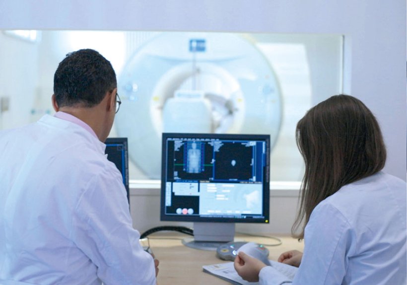 Lokalisierung des Tumorgewebes im Rahmen der zielgerichteten Radionuklidtherapie