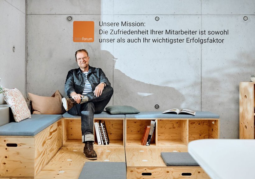 Daniel Rüttiger, Geschäftsführer bei büroforum – planen und einrichten sowie psychologischer Berater und Unternehmenscoach