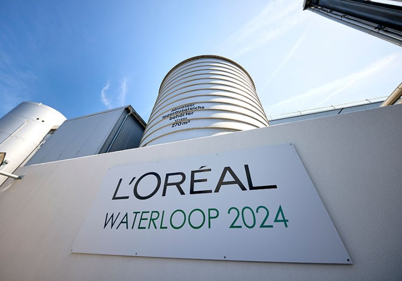 Die Fabrik in Karlsruhe wird als Waterloop Factory ab 2024 das Wasser für industrielle Prozesse immer wieder aufbereiten und verwenden.