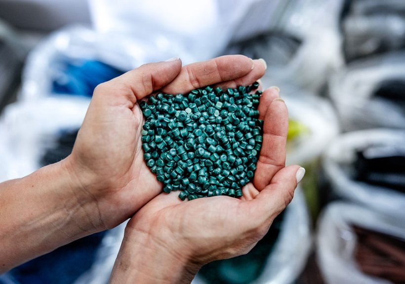 Rezyklate als wertvoller Ausgangsstoff für die industrielle Produktion.