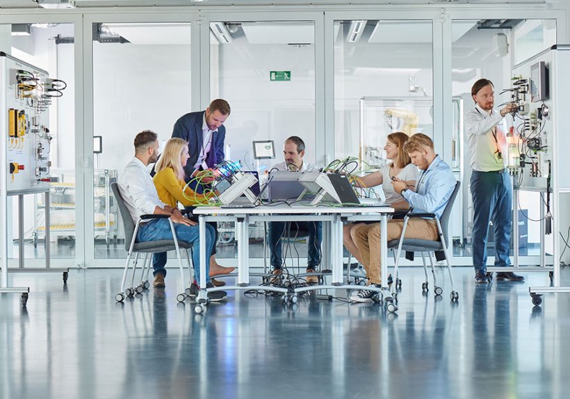 Kurze Entscheidungswege, flache Hierarchien – Balluff setzt auf hausinterne Start-ups. 	