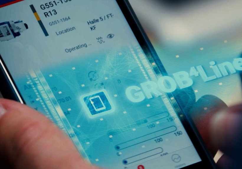 GROB4Line: Per Smartphone die Maschine im Blick