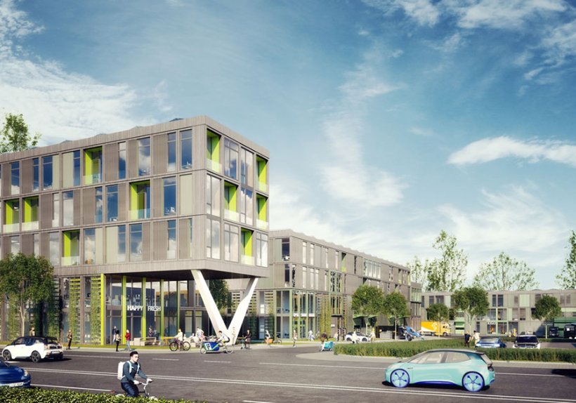 Werkstätten, Büros und Wohnen unter einem Dach – ecoPARKS schafft Quartiermodelle in enger Abstimmung mit der Kommune. Werkstätten, Büros und Wohnen unter einem Dach – ecoPARKS schafft Quartiermodelle in enger Abstimmung mit der Kommune.
