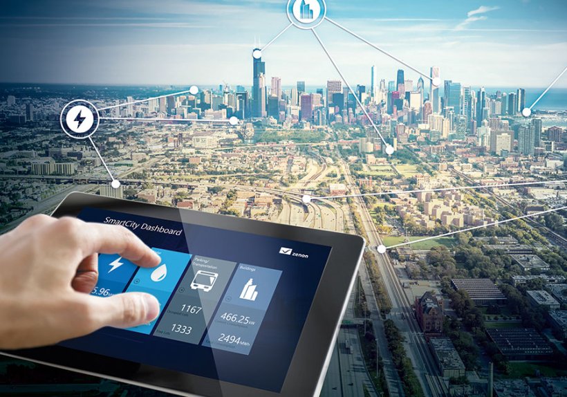 Smart Cities vernetzen die Funktionen einer Stadt geschickt miteinander, indem sie sämtliche Daten erfassen und verarbeiten. Smart Cities vernetzen die Funktionen einer Stadt geschickt miteinander, indem sie sämtliche Daten erfassen und verarbeiten.