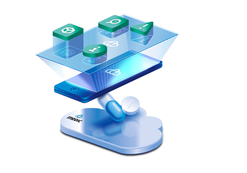 Zugang zu allen  wichtigen Arzneimittel- informationen – die Cloud- basierte Datenbank von Medic macht es möglich