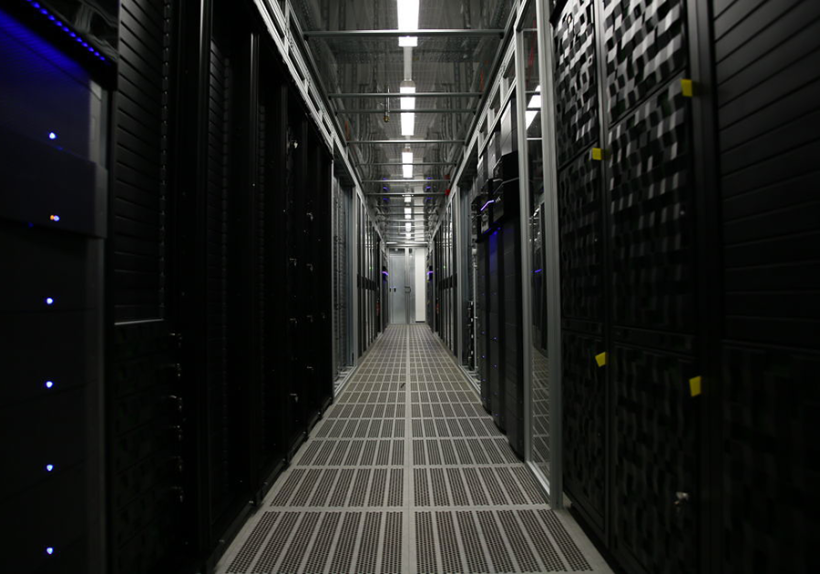 Cloud-Rechenzentrum der T-Systems in Biere