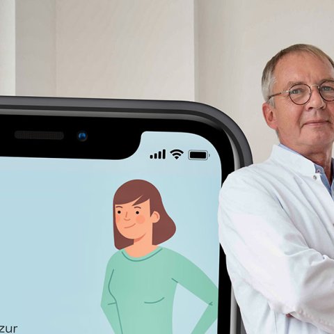 Prof. Dr. Dr. Thomas Tölle, Vom Arzt kostenfrei auf Rezept: die Kaia Rückenschmerzen App ist eine der 69 gelisteten DiGA in Deutschland.