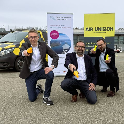 Das Team des Werkstoffforum der Zukunft © AIR UNIQON GMBH