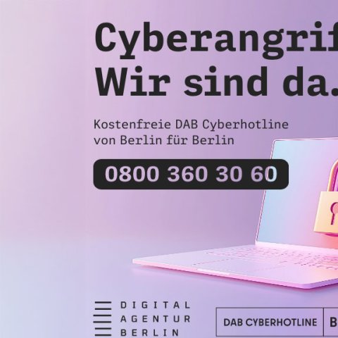 Die DAB Cyberhotline unterstützt Berliner Unternehmen kostenfrei bei Verdacht oder akutem Cyberangriff.