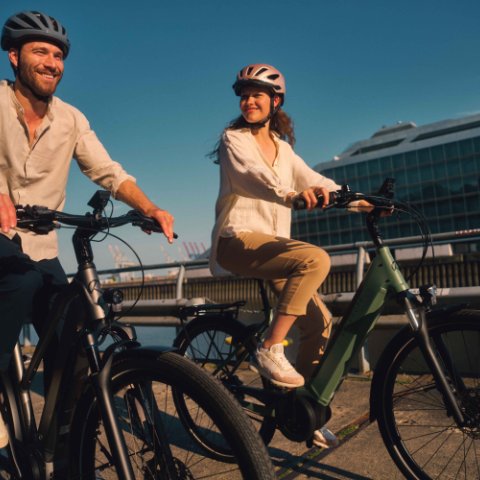 Zukunftsorientierte Unternehmen bieten mit dem Dienstrad einen unkomplizierten Benefit, der Wertschätzung zeigt und Flexibilität in den täglichen Arbeitsweg bringt. Foto: Kalkhoff // Lease a Bike
